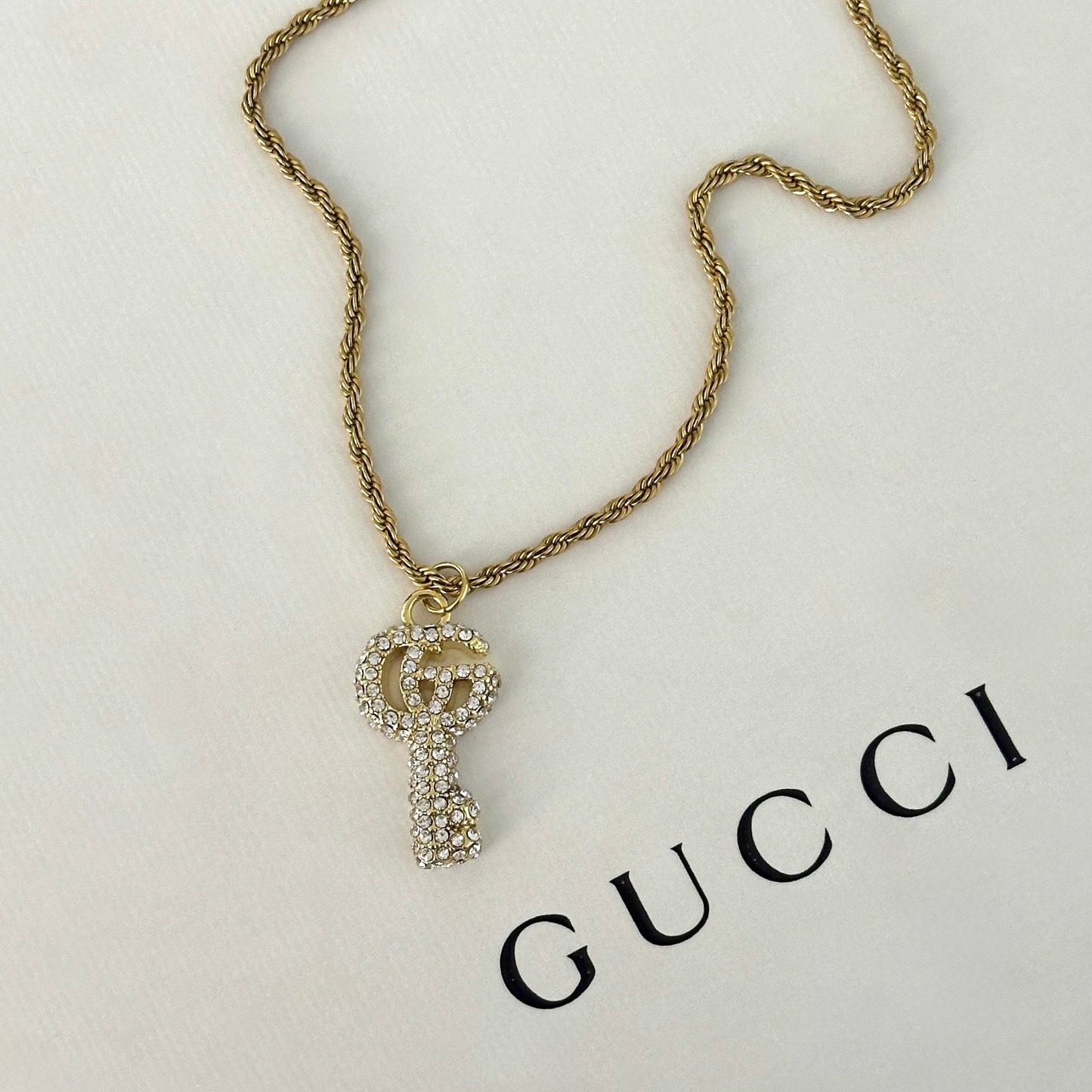 Repurposed Vintage Gucci Key Necklace