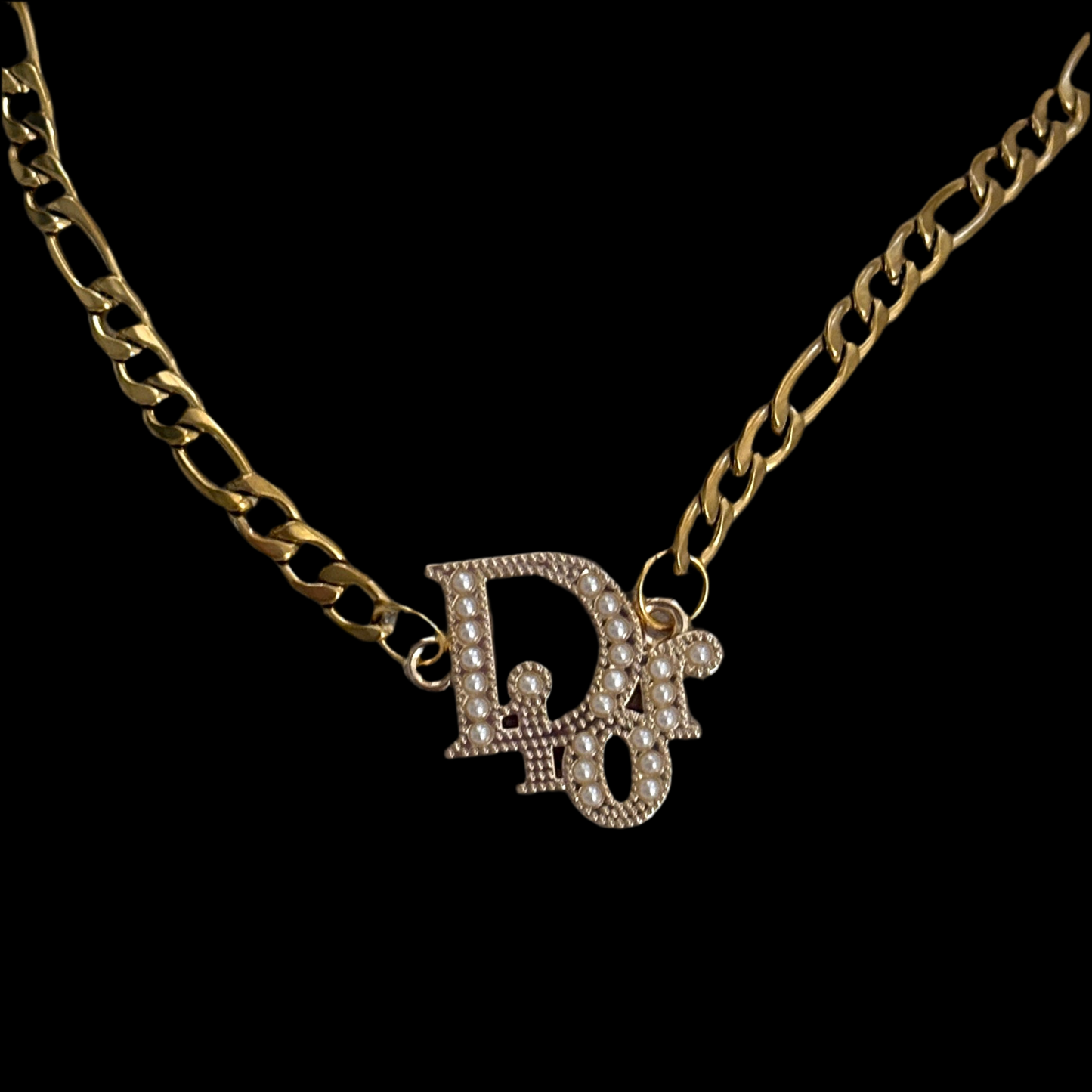 Repurposed Vintage Dior Connector Necklace