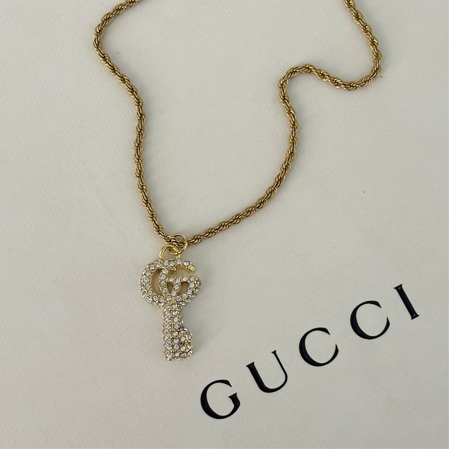 Repurposed Vintage Gucci Key Necklace