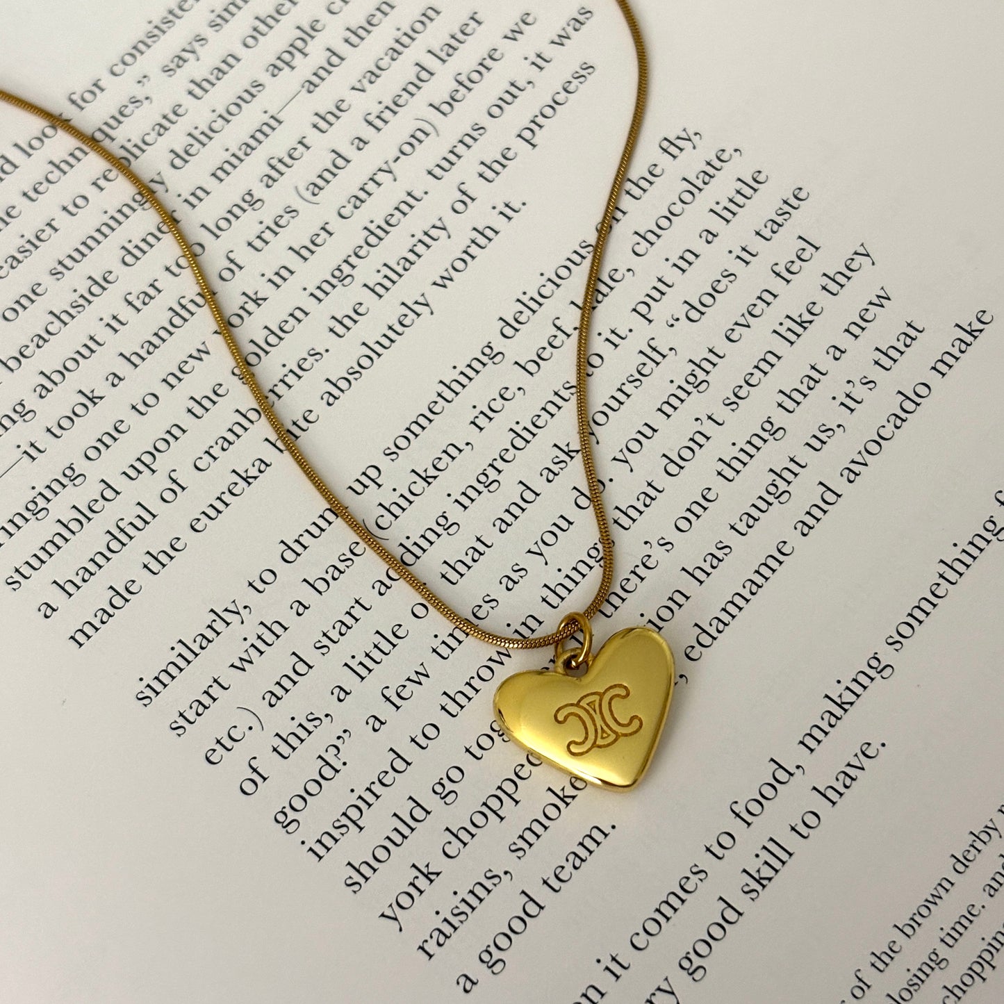 Repurposed Vintage Celine Necklace