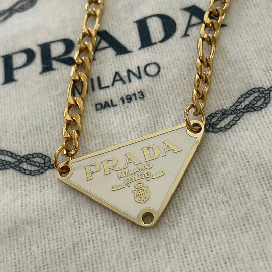 Repurposed Vintage Prada Necklace