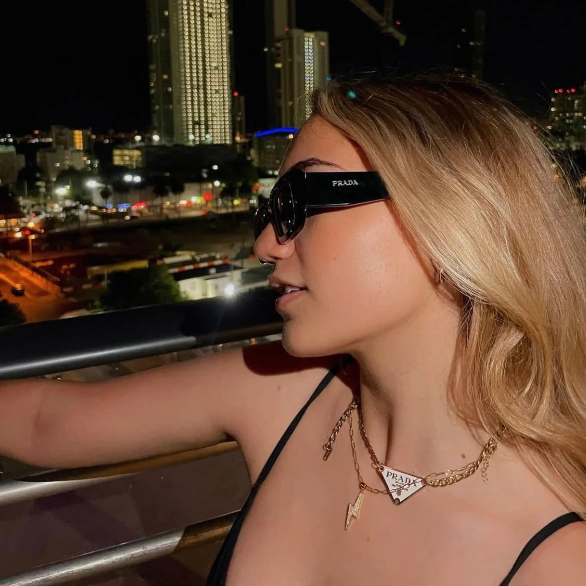 Repurposed Vintage Prada Necklace