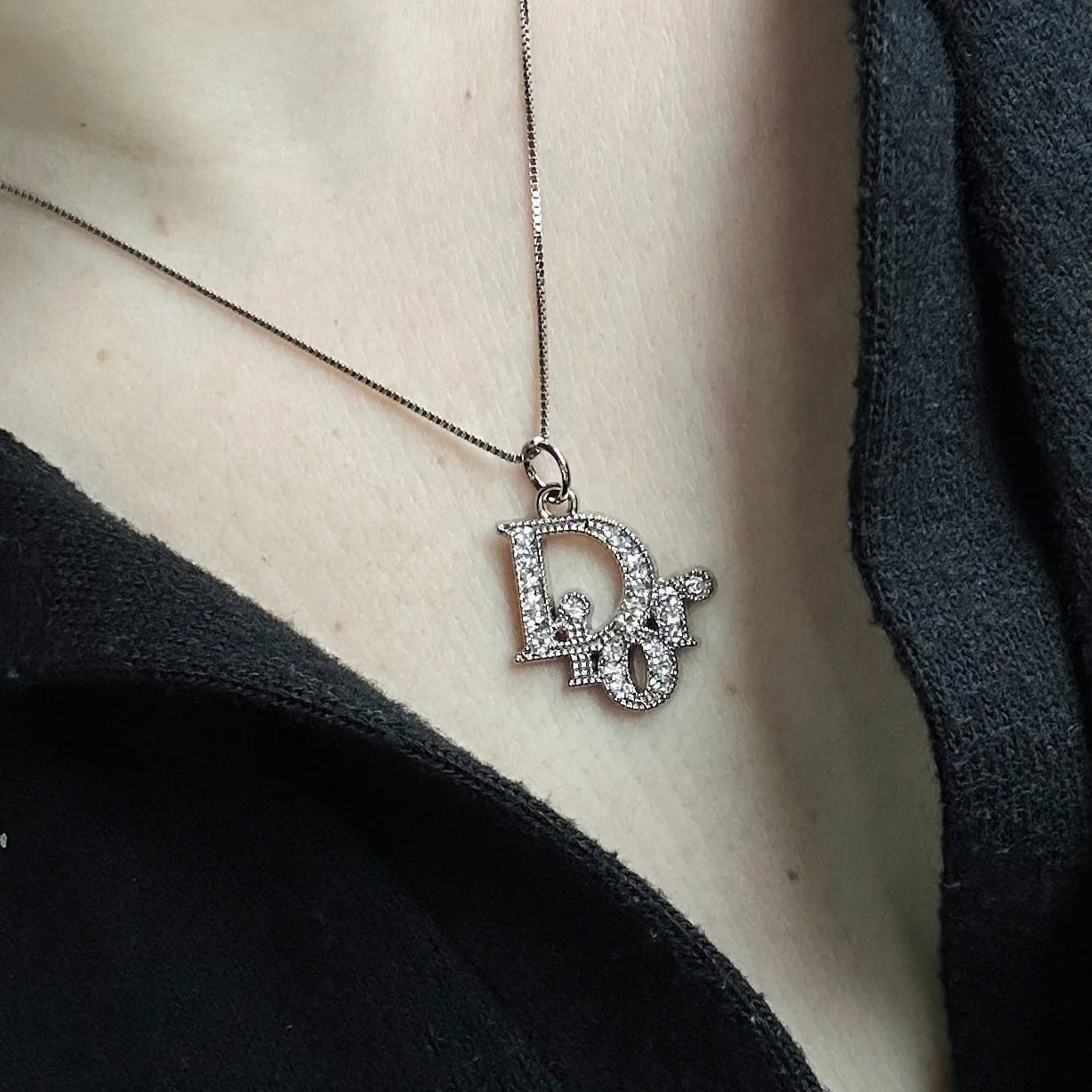 Repurposed Vintage Dior Necklace