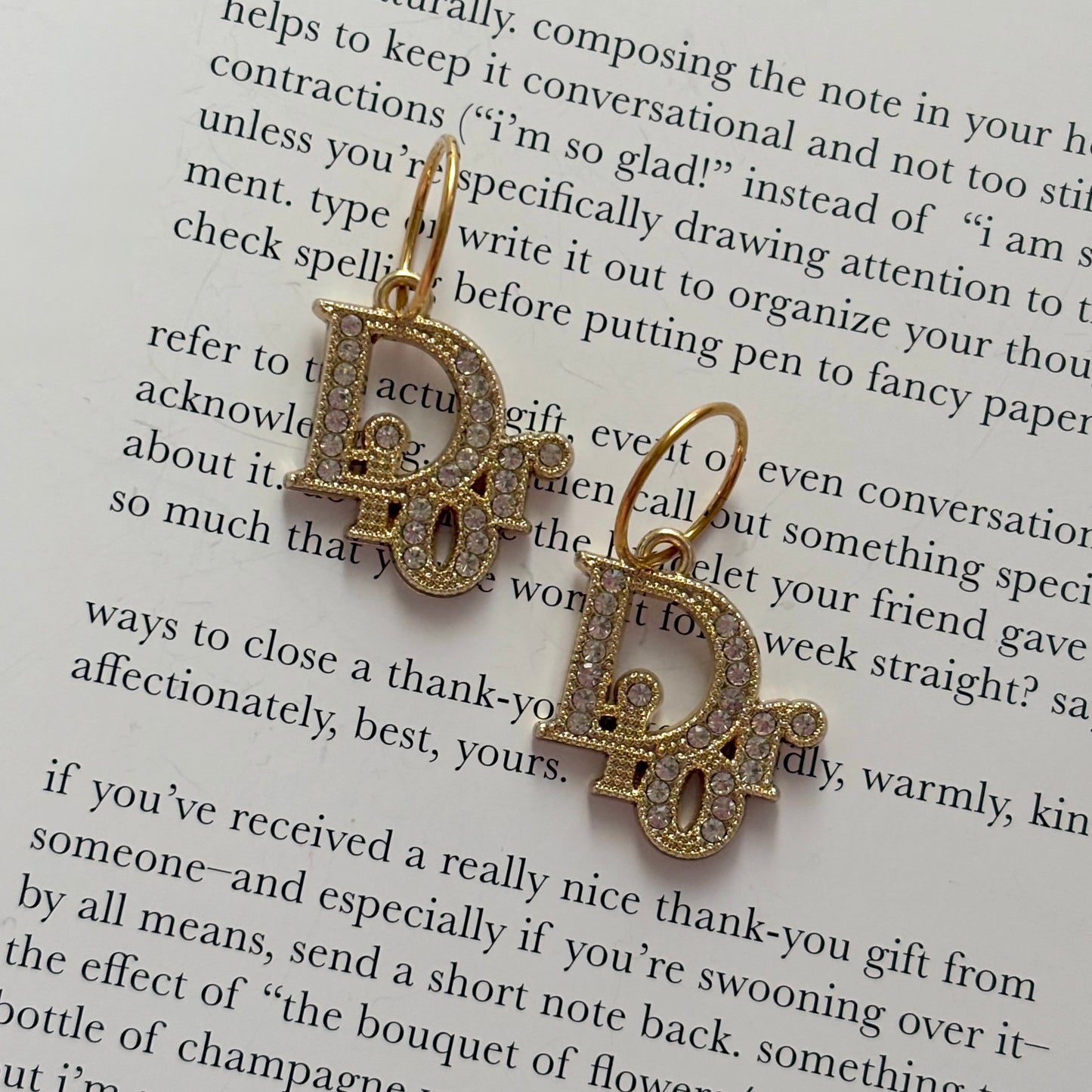 Repurposed Vintage Dior Huggies
