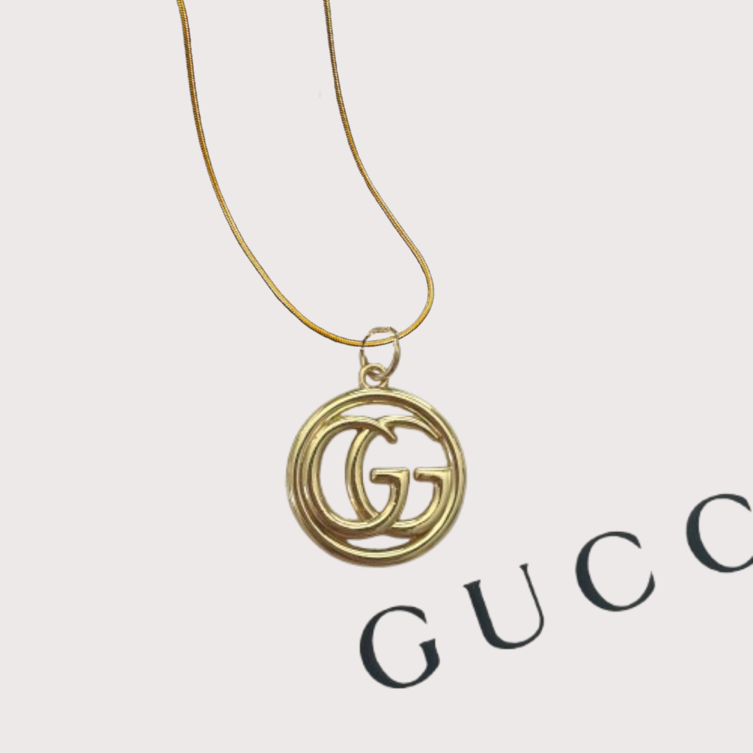 Repurposed Vintage Gucci GG Necklace