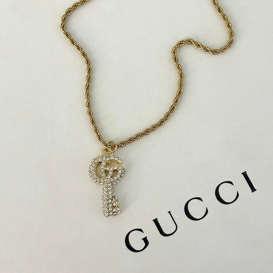 Repurposed Vintage Gucci Key Necklace