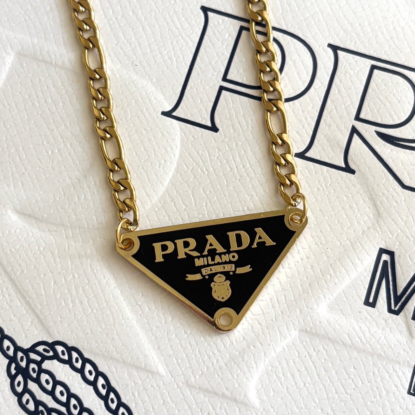 Repurposed Vintage Prada Necklace