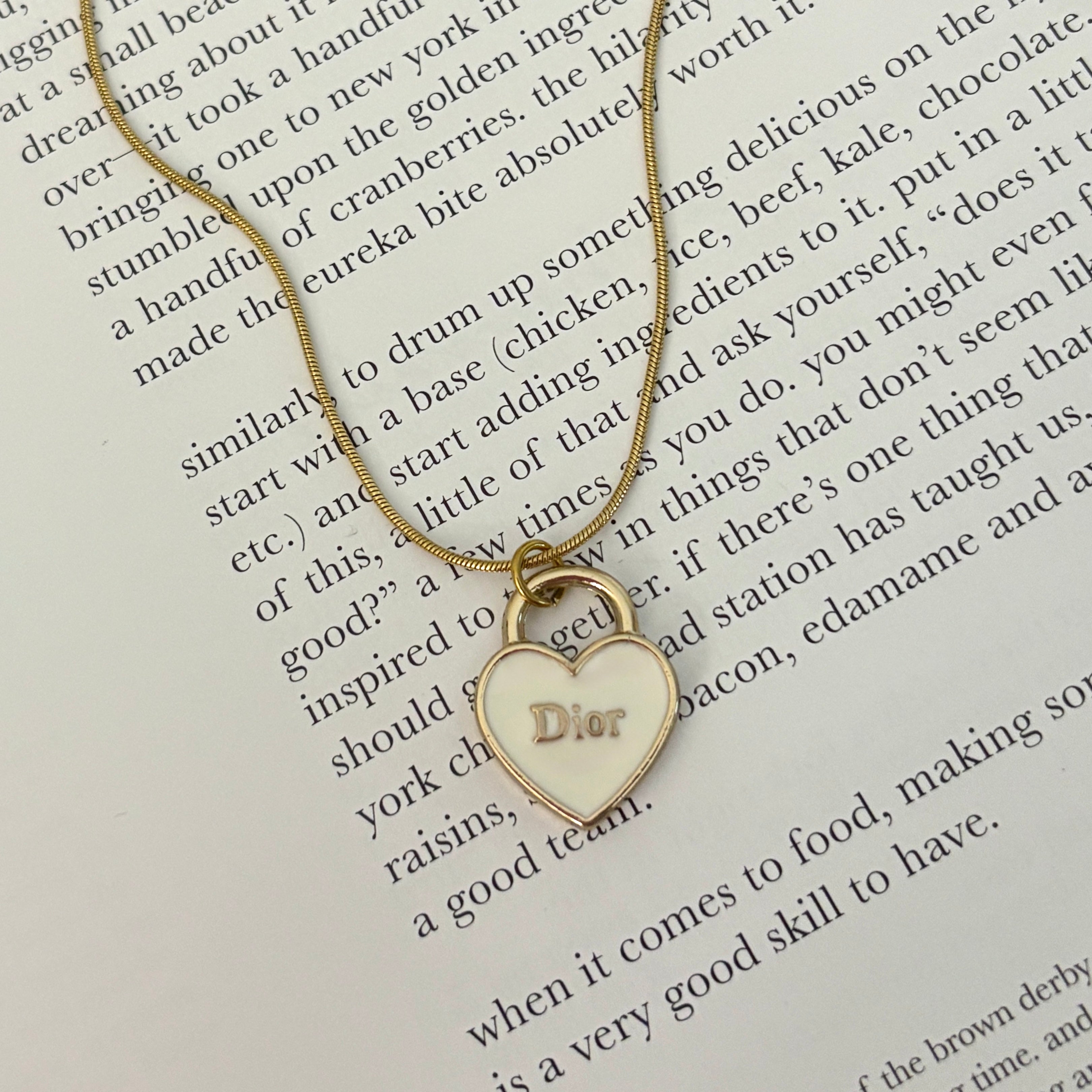 Repurposed Vintage Dior Heart Necklace – Chelsea Rose