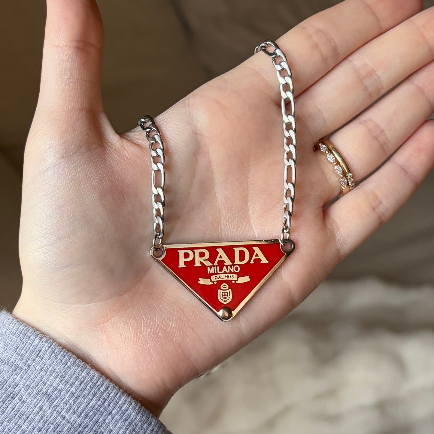 Repurposed Vintage Prada Necklace