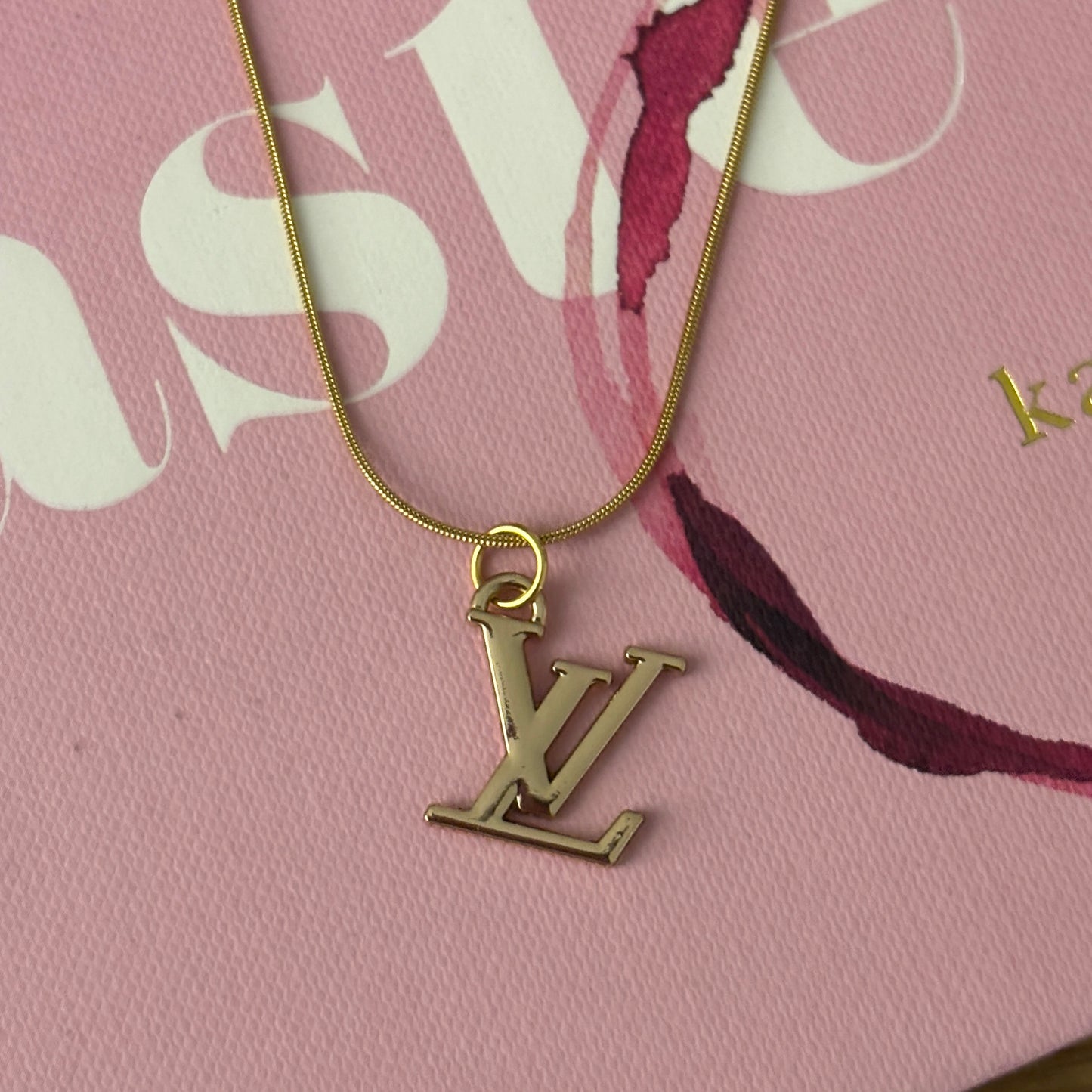 Repurposed Vintage Louis Vuitton LV Necklace