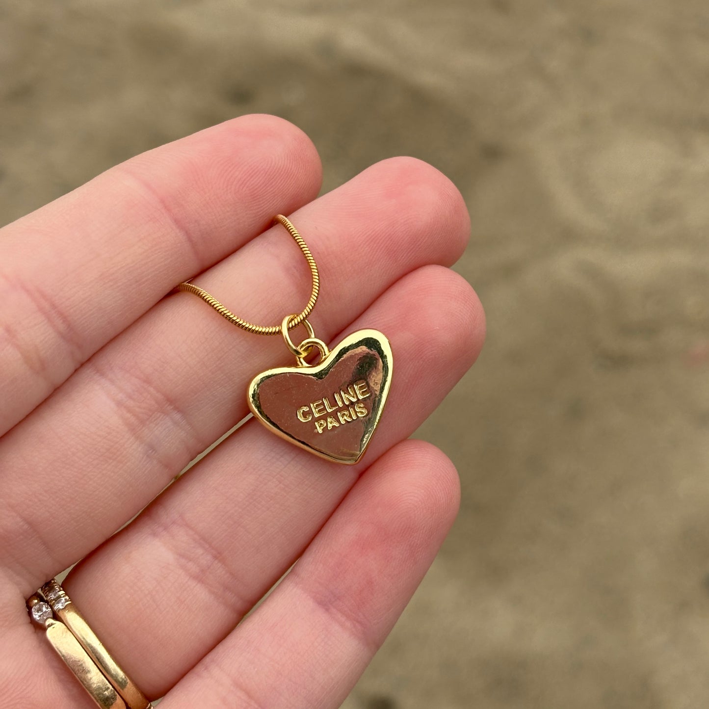 Repurposed Vintage Celine Necklace
