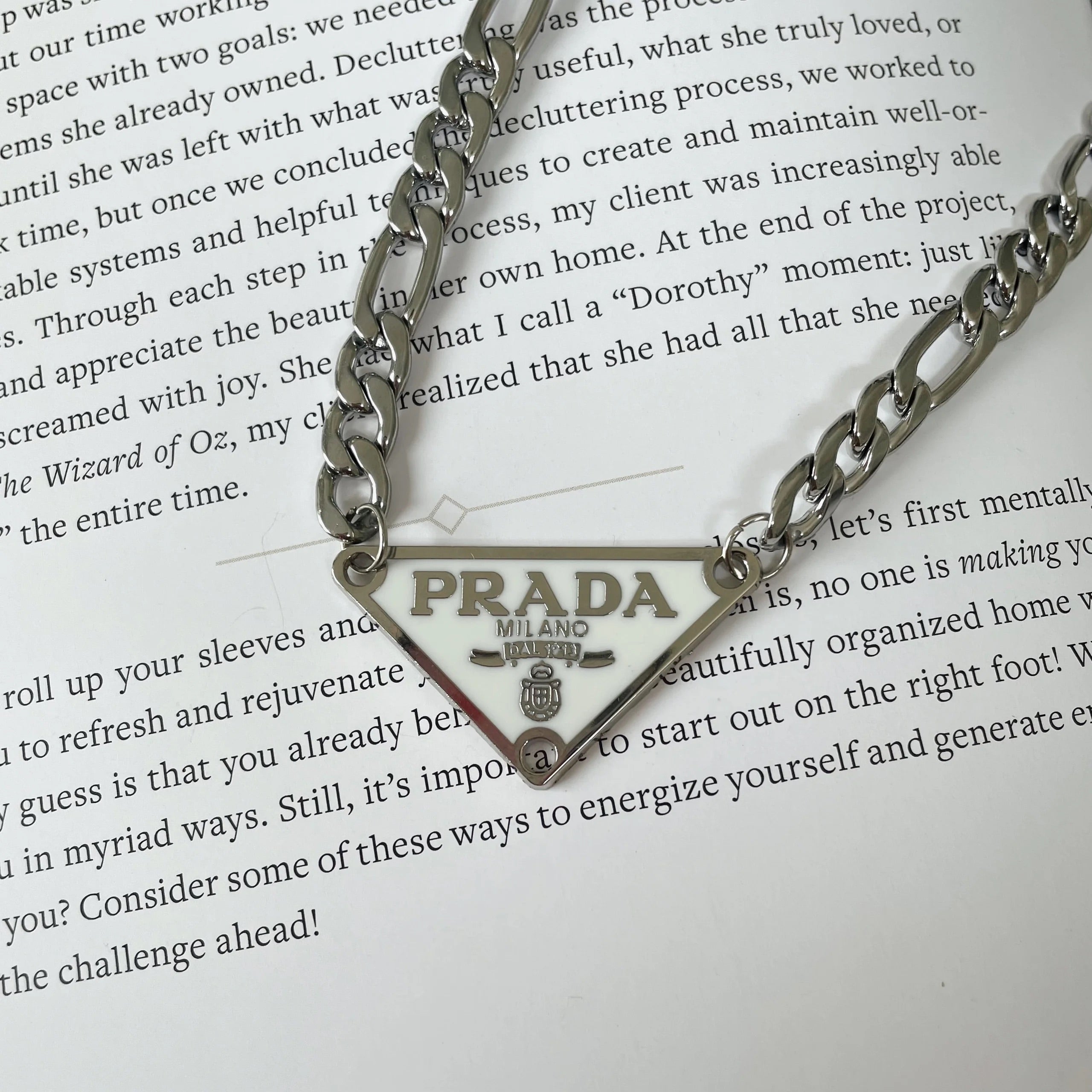 Prada's Sustainable Gold Necklace Is the Ultimate Covet