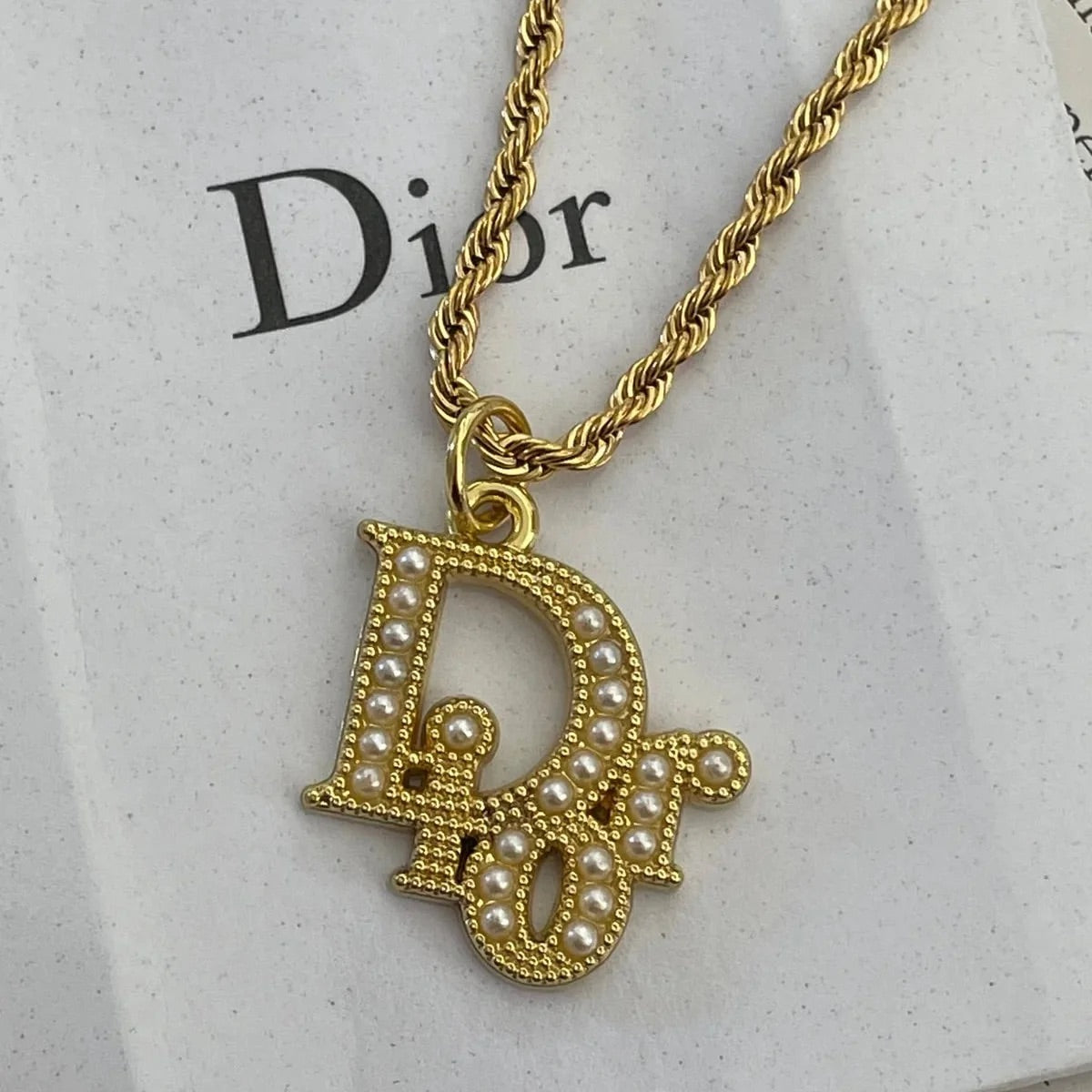 Repurposed Vintage Dior Necklace