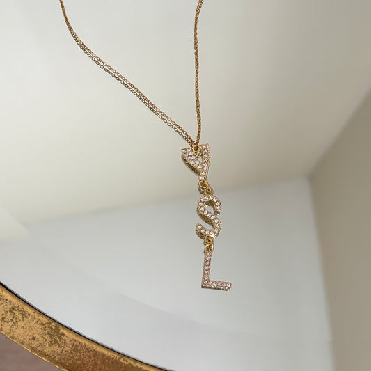 Repurposed Vintage YSL Necklace