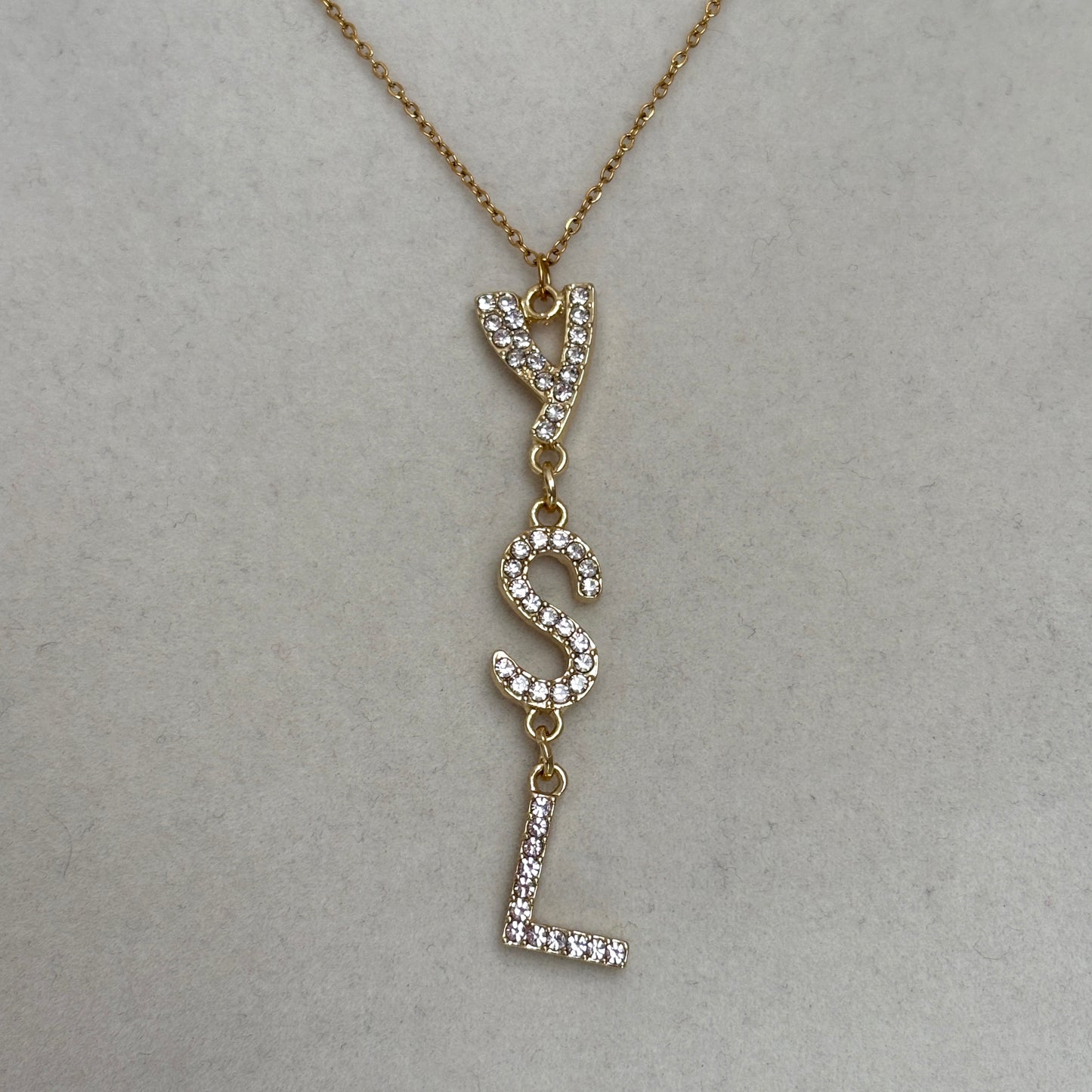 Repurposed Vintage YSL Necklace