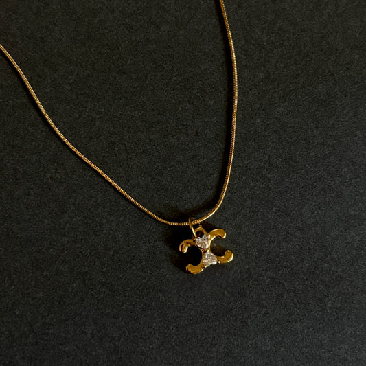 Repurposed Vintage Celine Necklace