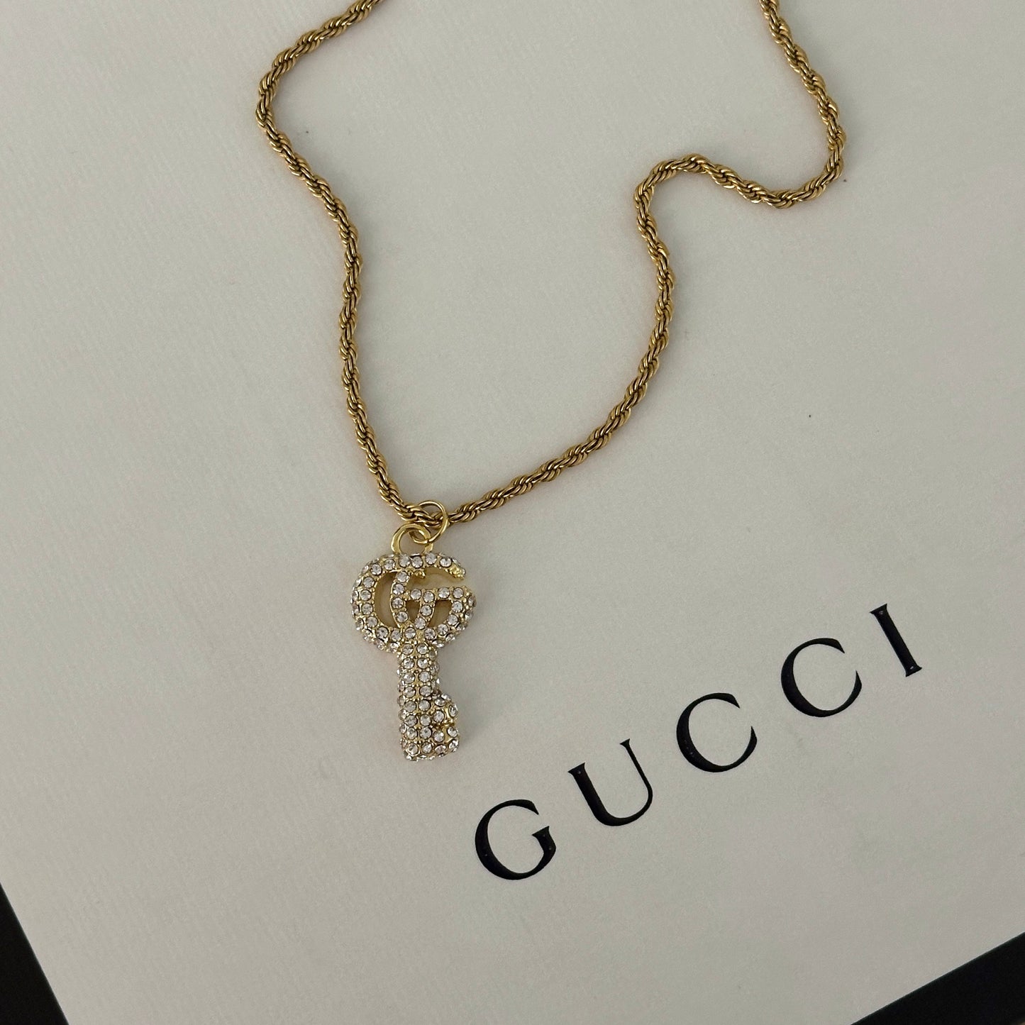 Repurposed Vintage Gucci Key Necklace