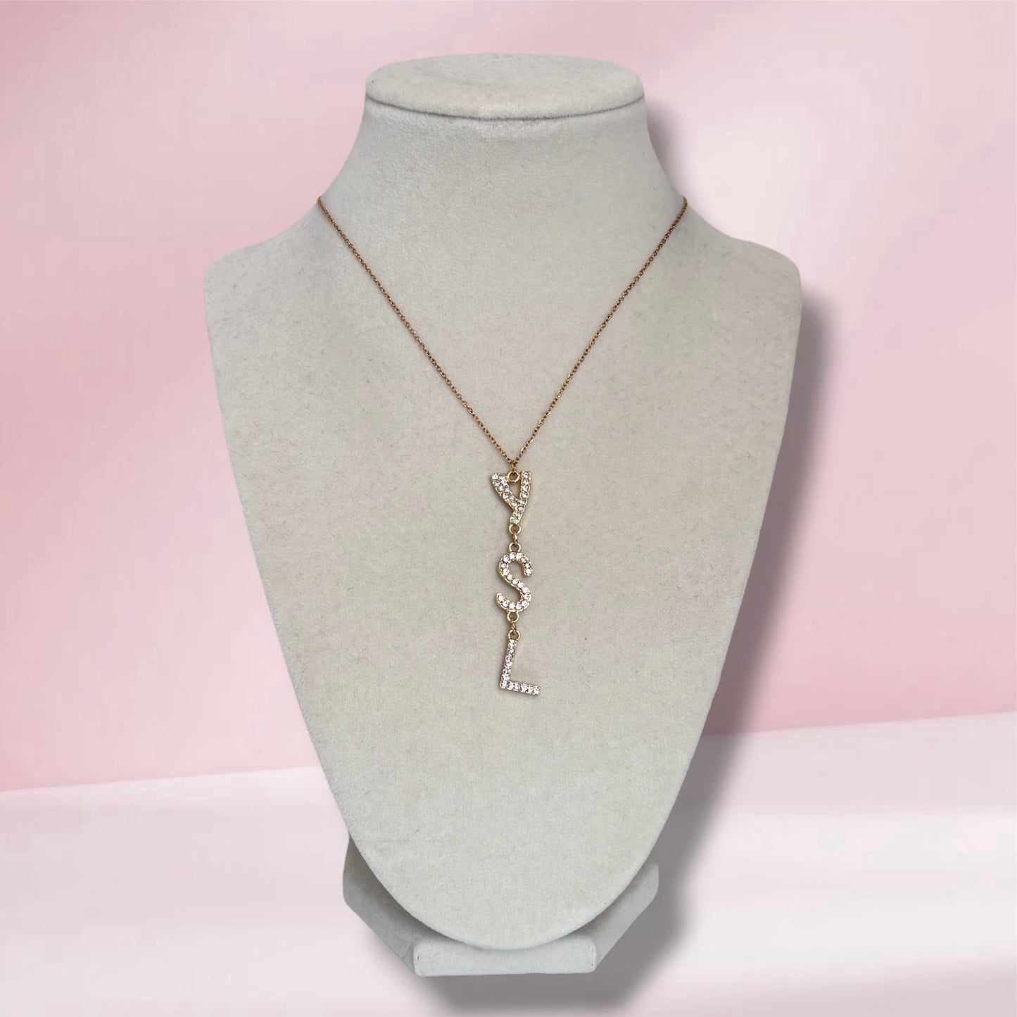 Repurposed Vintage YSL Necklace